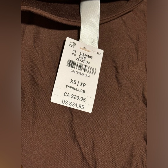 NWT Pink Victoria Secret Stretch Bandeau XS - Picture 9 of 9